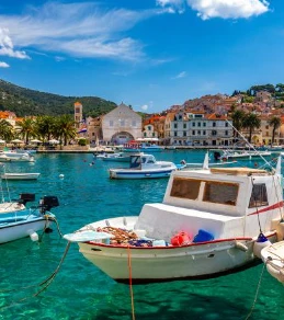 Explore the active island of Brac and Split