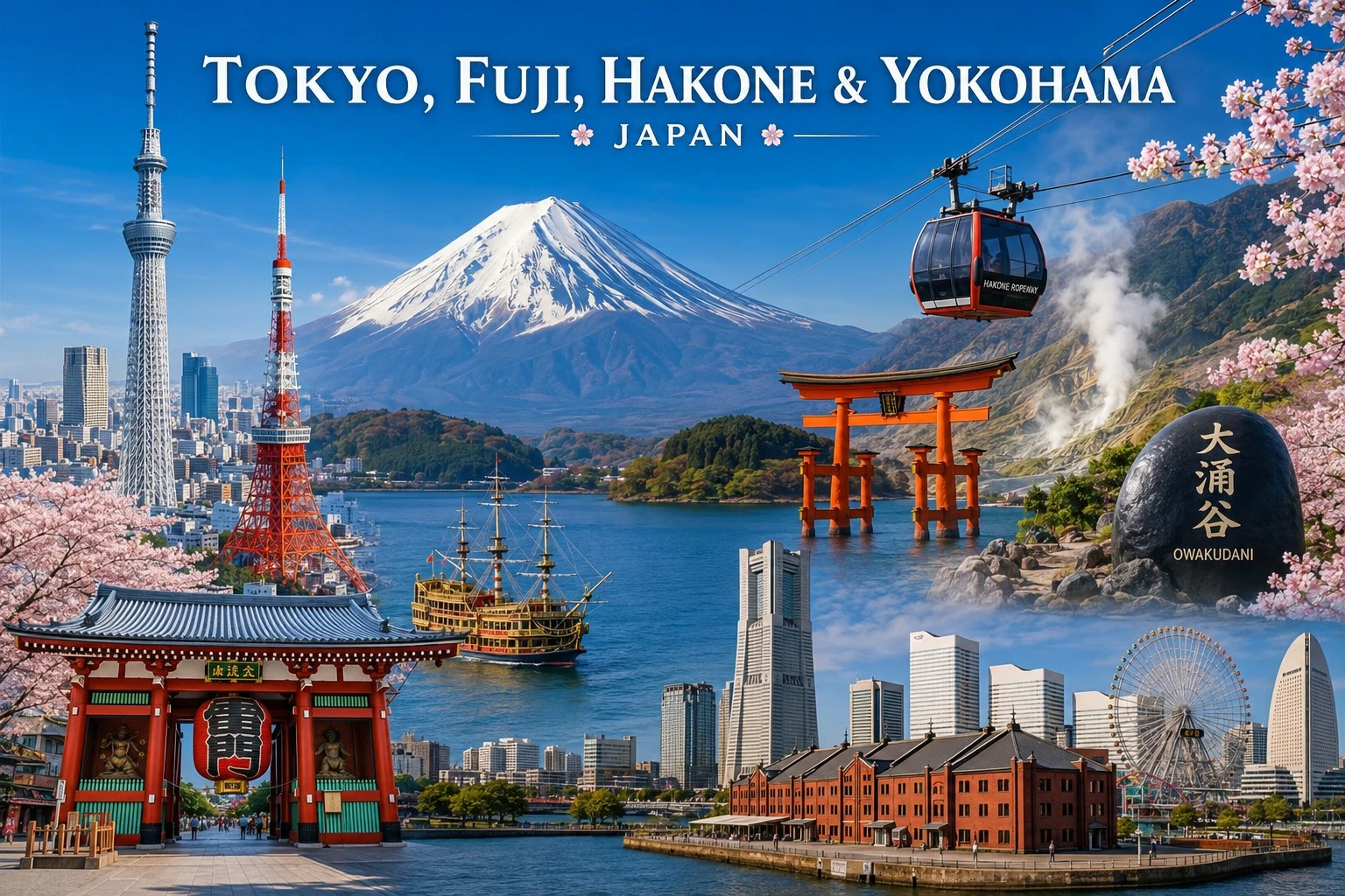 Tokyo, Fuji, Hakone & Yokohama 5D4N Sakura Package 2027